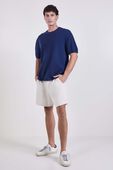Cotton-Blend Knit T-Shirt